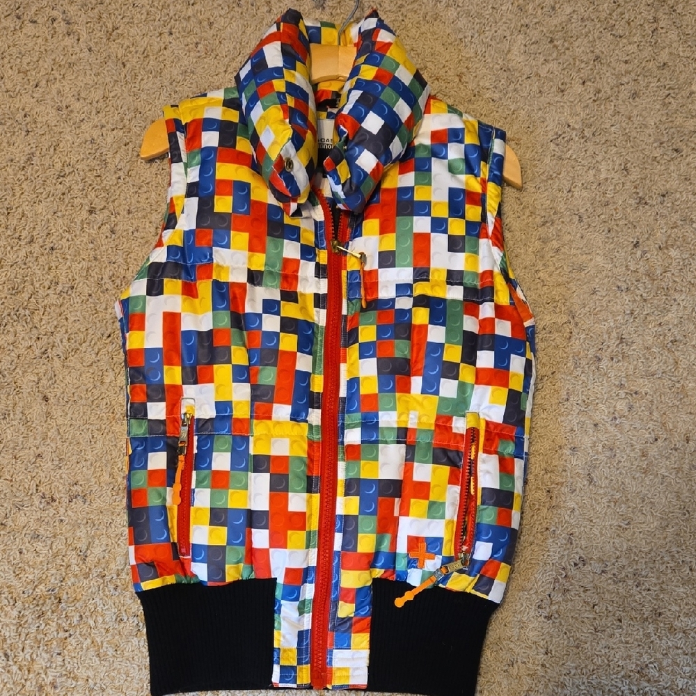 FRENCH DESIGNER JCdC - LEGO Pattern Puffy Down Vest
